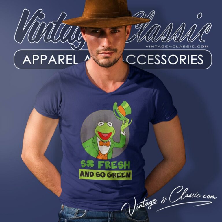 The Muppets So Fresh And So Green St Paddys Day V Neck TShirt The Muppets So Fresh And So Green St Paddys Day V Neck TShirt