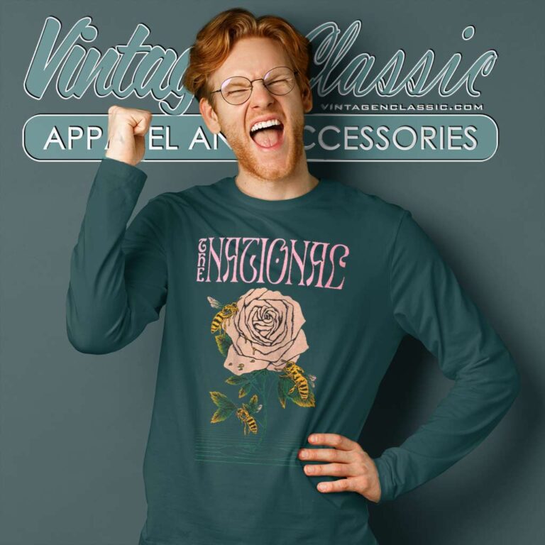 The National Bees And Flower Shirt Long Sleeve Tee The National Bees And Flower Shirt Long Sleeve Tee