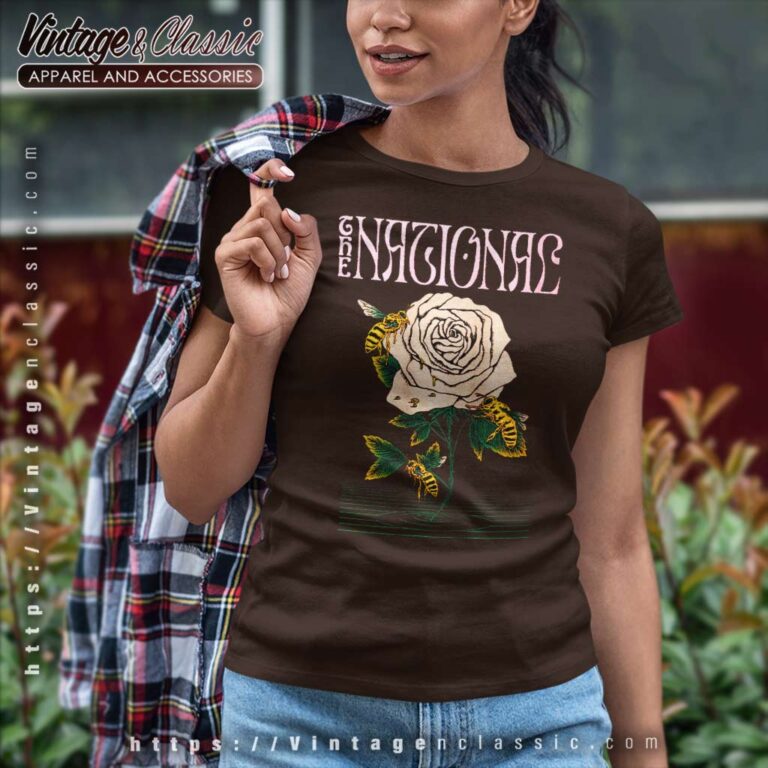 The National Bees And Flower Shirt Women TShirt The National Bees And Flower Shirt Women TShirt