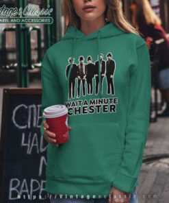 The National Music Band Shirt Wait A Minute Chester Hoodie