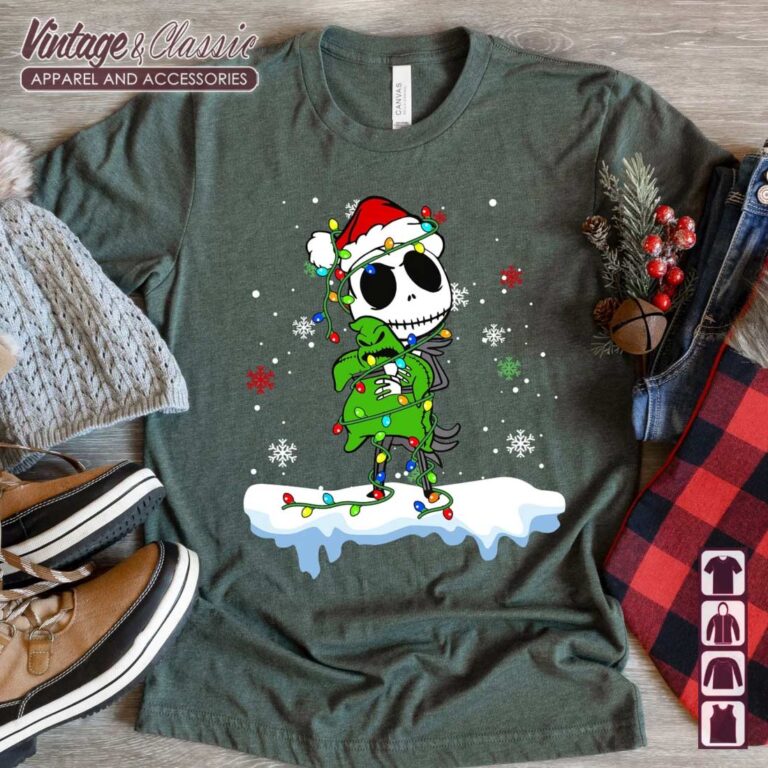 The Nightmare Before Christmas Lights Shirt Jack Skellington Oogie Boogie The Nightmare Before Christmas Lights Shirt Jack Skellington Oogie Boogie