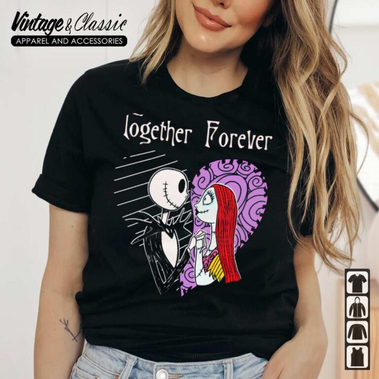 The Nightmare Before Christmas Shirt Disney Jack And Sally Together Tshirt The Nightmare Before Christmas Shirt Disney Jack And Sally Together Tshirt