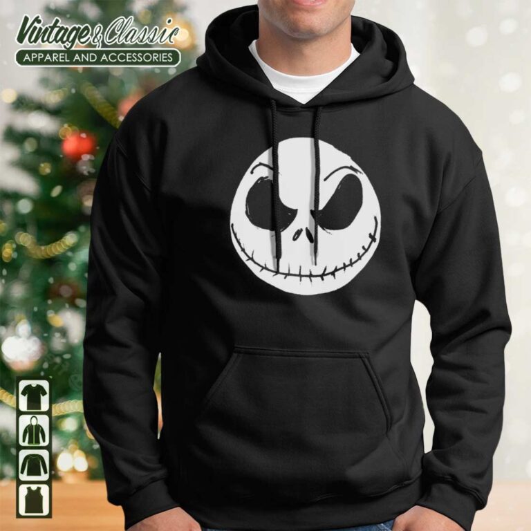 The Nightmare Before Christmas Shirt Jack Skellington Face Hoodie The Nightmare Before Christmas Shirt Jack Skellington Face Hoodie