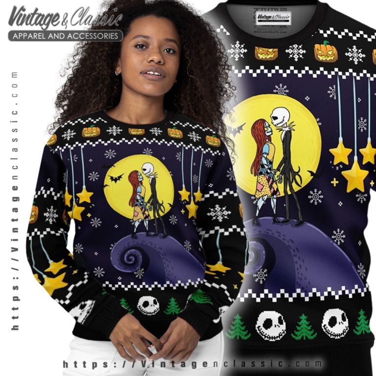 The Nightmare Before Christmas Ugly Christmas Sweater Women Ugly Sweater The Nightmare Before Christmas Ugly Christmas Sweater Women Ugly Sweater