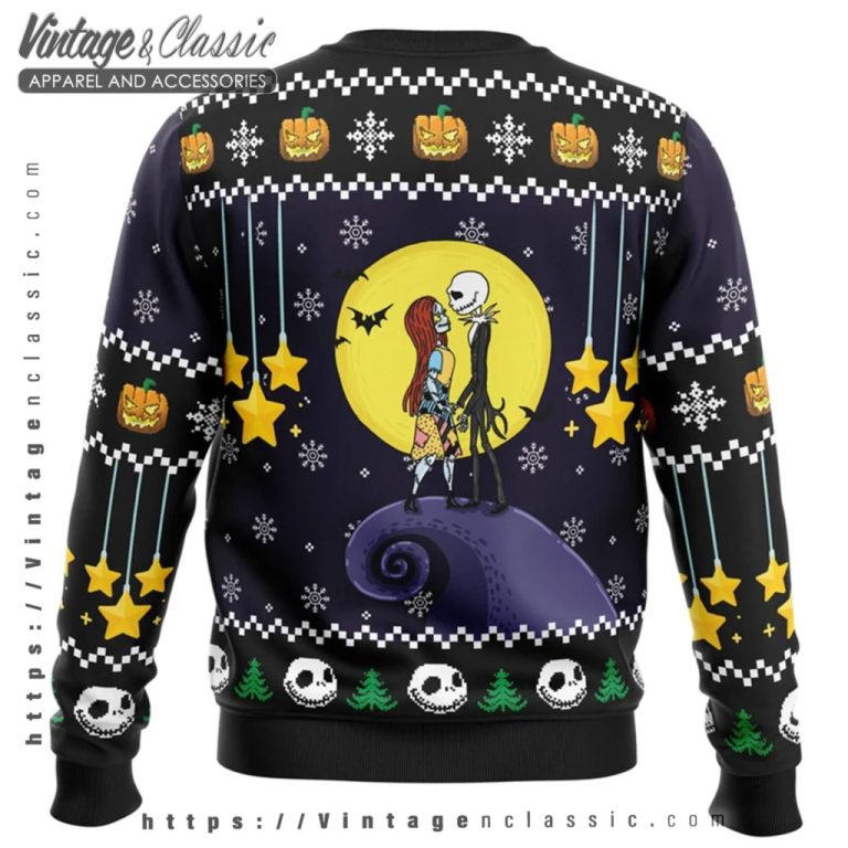 The Nightmare Before Christmas Ugly Christmas Sweater back Ugly Sweater The Nightmare Before Christmas Ugly Christmas Sweater back Ugly Sweater