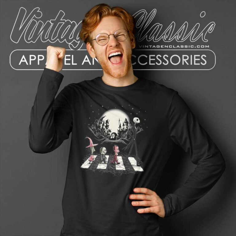 The Nightmare Jack Skellington And Babies Halloween Long Sleeve Tee The Nightmare Jack Skellington And Babies Halloween Long Sleeve Tee