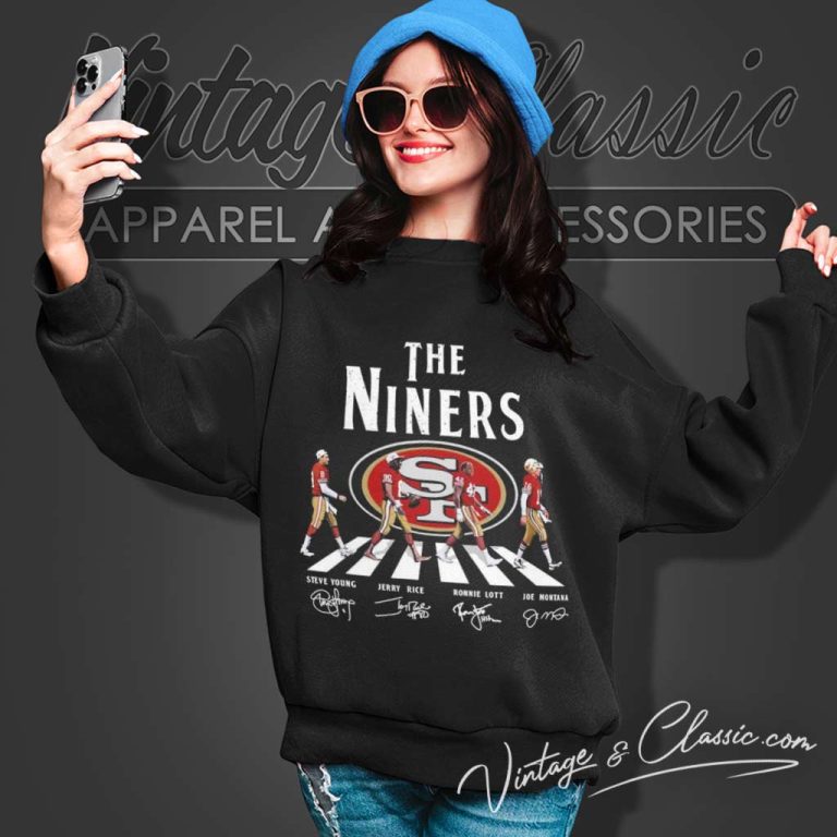 The Niners San Francisco 49ers Cross The Road Signatures 2023 Sweatshirt The Niners San Francisco 49ers Cross The Road Signatures 2023 Sweatshirt