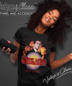 The Office Threat Level Midnight Check Please Shirt 6 The Office Threat Level Midnight Check Please Women TShirt