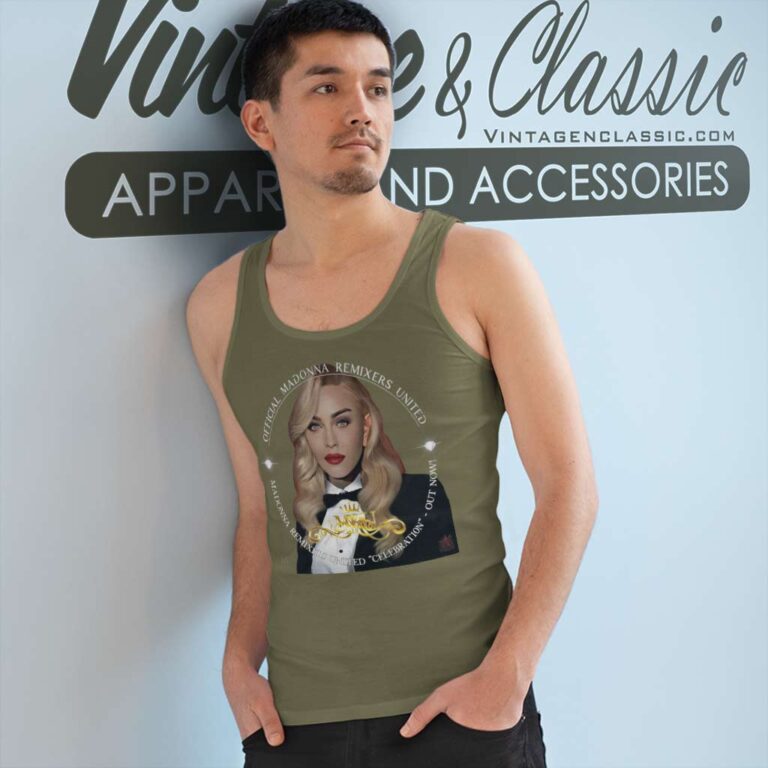 The Official Madonna Remixers United Tank Top Racerback The Official Madonna Remixers United Tank Top Racerback
