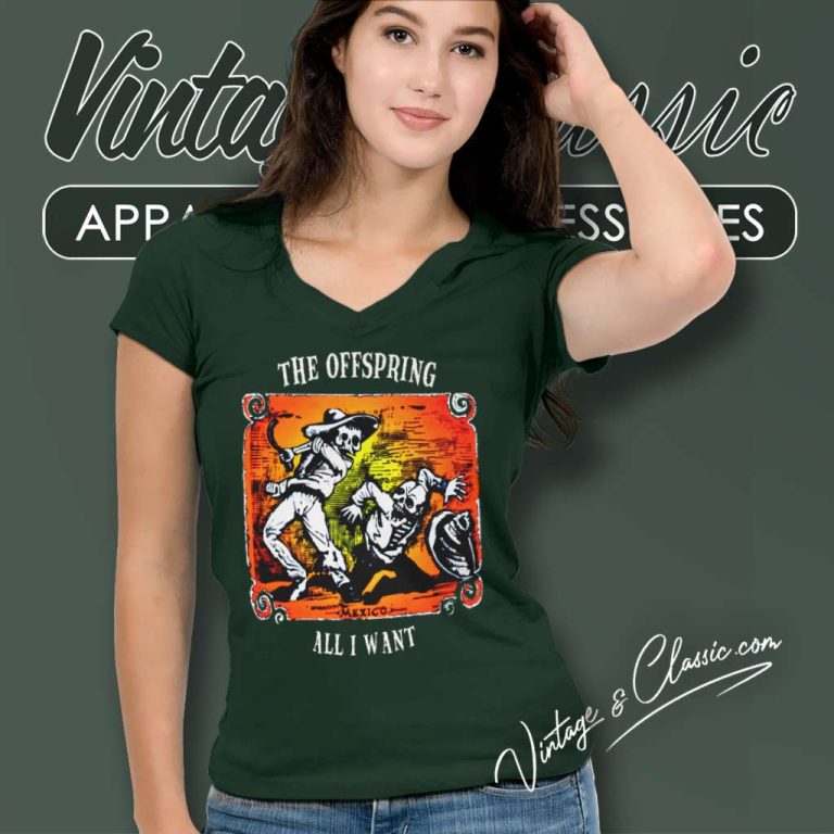 The Offspring Shirt All I Want V Neck TShirt The Offspring Shirt All I Want V Neck TShirt