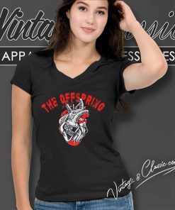 The Offspring Shirt Heart Machine V Neck TShirt