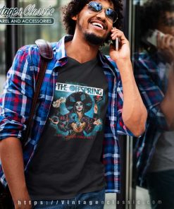 The Offspring Shirt Let The Bad Times Roll Tour V Neck TShirt