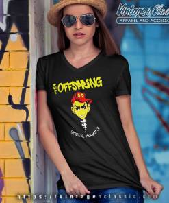 The Offspring Shirt Original Prankster Album Cover V Neck TShirt