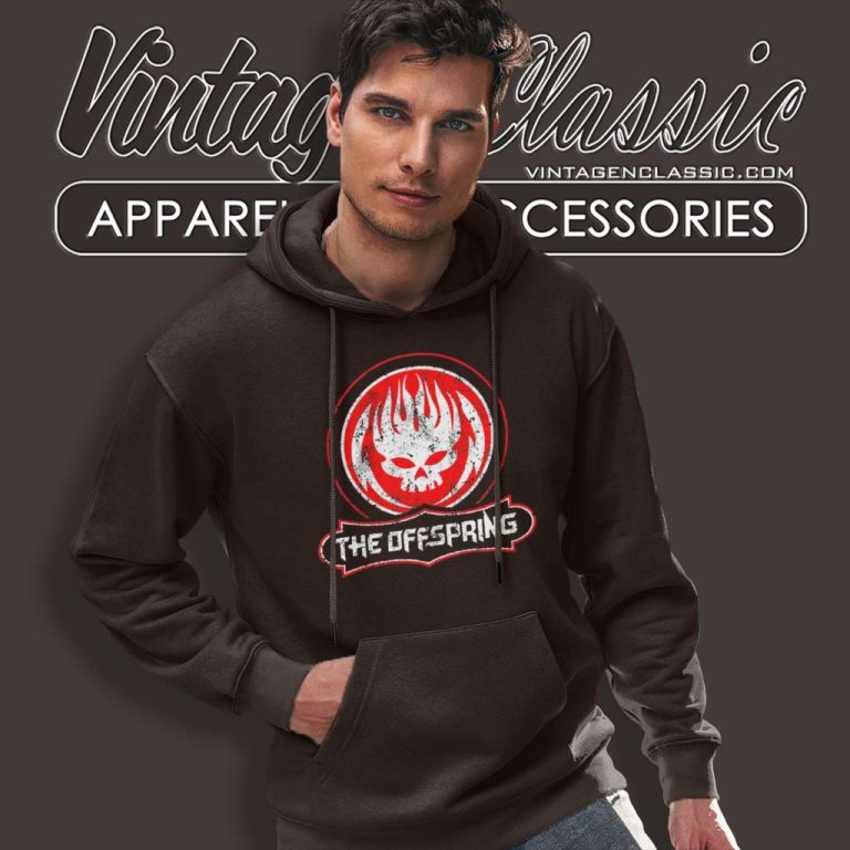 The Offspring Skull Logo Hoodie The Offspring Skull Logo Hoodie