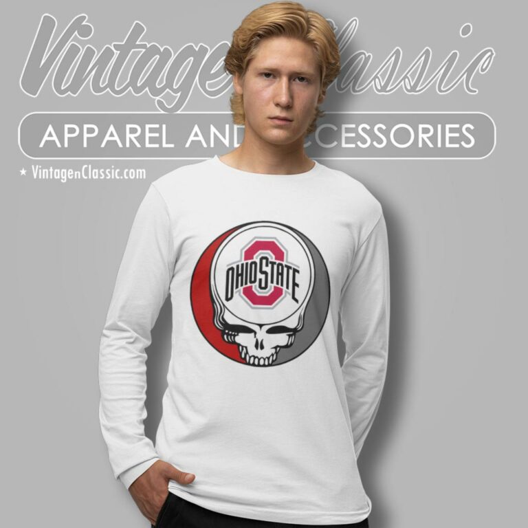 The Ohio State University Grateful Dead Steal Your Face Long Sleeve Tee The Ohio State University Grateful Dead Steal Your Face Long Sleeve Tee