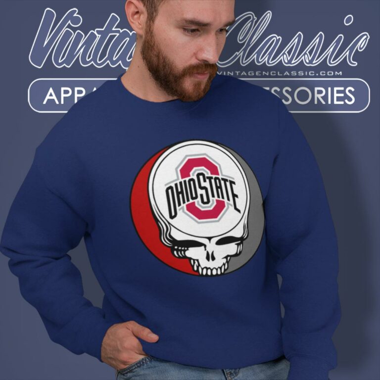 The Ohio State University Grateful Dead Steal Your Face Sweatshirt The Ohio State University Grateful Dead Steal Your Face Sweatshirt
