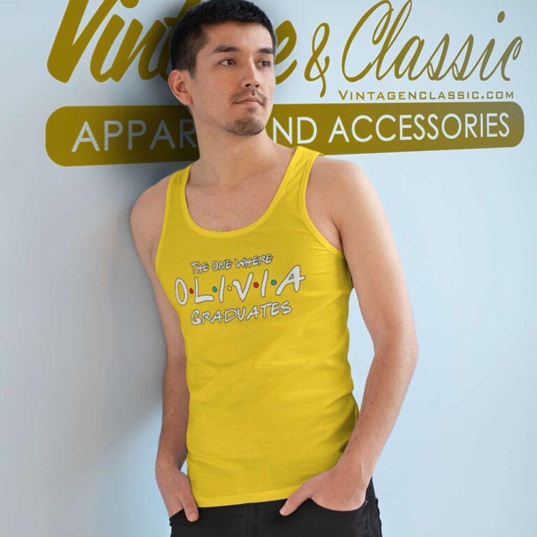 The One Where Graduates Custom Name Tank Top Racerback The One Where Graduates Custom Name Tank Top Racerback