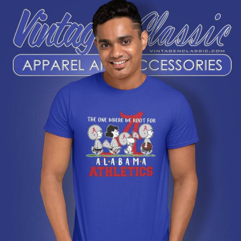 The One Where We Root For Alabama Crimson Tide Snoopy And Friends T Shirt The One Where We Root For Alabama Crimson Tide Snoopy And Friends T Shirt