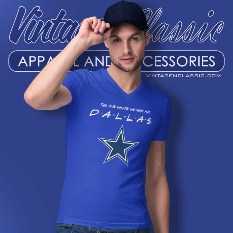 The One Where We Root For Dallas Cowboys V Neck TShirt The One Where We Root For Dallas Cowboys V Neck TShirt
