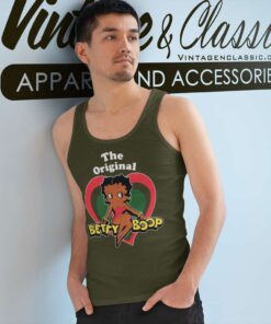 The Original Betty Boop Black Girl Tank Top Racerback