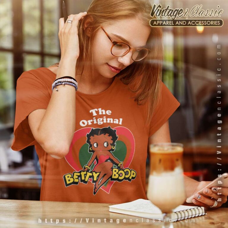 The Original Betty Boop Black Girl Women TShirt The Original Betty Boop Black Girl Women TShirt