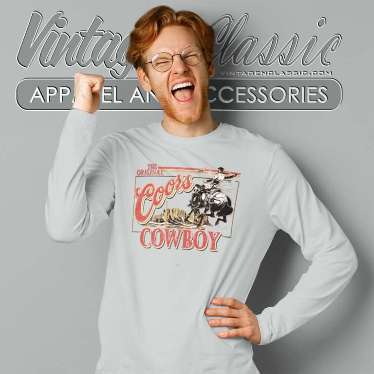 The Original Coors Cowboy Long Sleeve Tee The Original Coors Cowboy Long Sleeve Tee