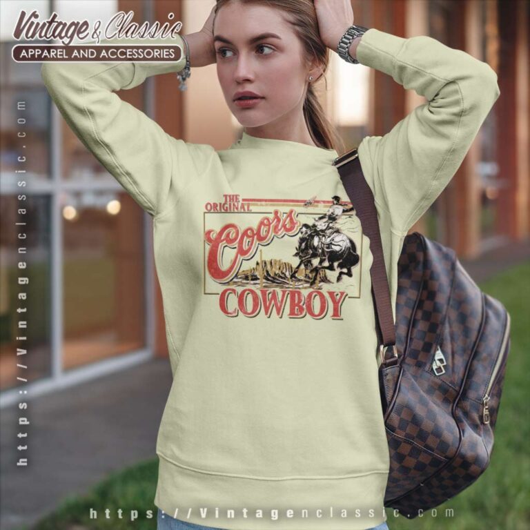 The Original Coors Cowboy Sweatshirt The Original Coors Cowboy Sweatshirt