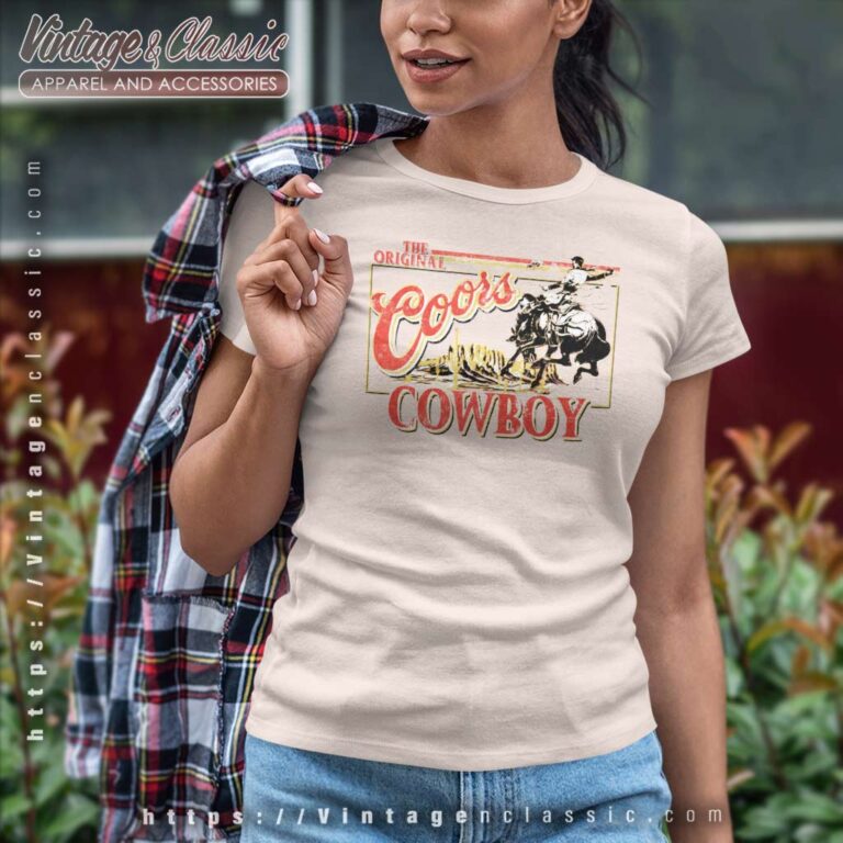 The Original Coors Cowboy Women TShirt The Original Coors Cowboy Women TShirt