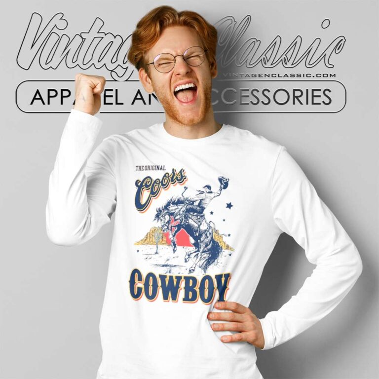 The Original Coors Rodeo Cowboy Long Sleeve Tee The Original Coors Rodeo Cowboy Long Sleeve Tee