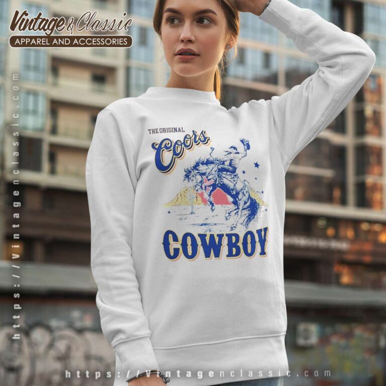 The Original Coors Rodeo Cowboy Sweatshirt The Original Coors Rodeo Cowboy Sweatshirt