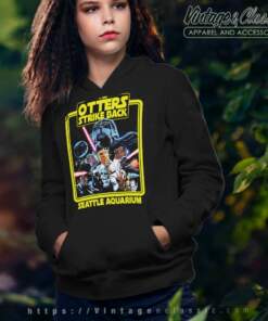 The Otters Strike Back Seattle Aquarium Star Wars Parody Hoodie