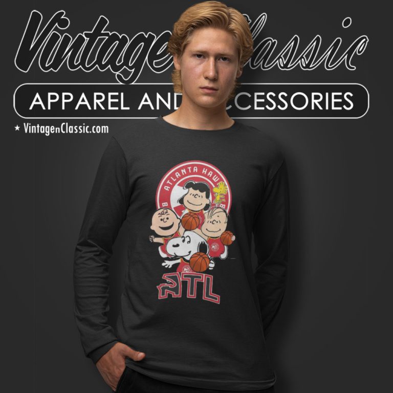 The Peanut Atlanta Hawks Basketball Club Atl Long Sleeve Tee The Peanut Atlanta Hawks Basketball Club Atl Long Sleeve Tee