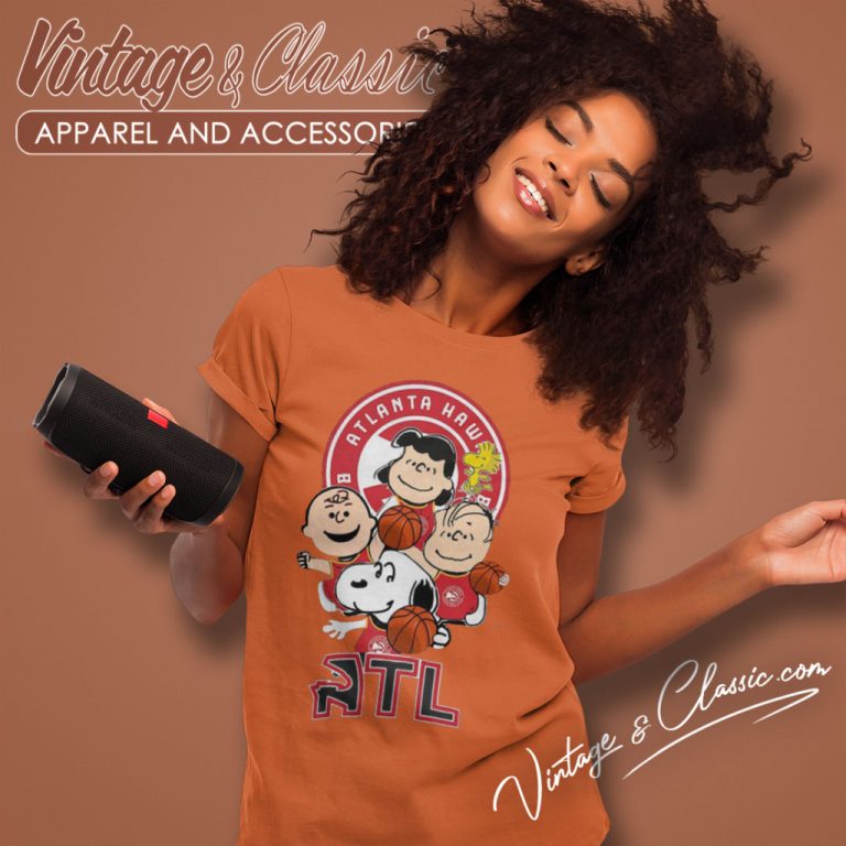 The Peanut Atlanta Hawks Basketball Club Atl Women T Shirt The Peanut Atlanta Hawks Basketball Club Atl Women T Shirt