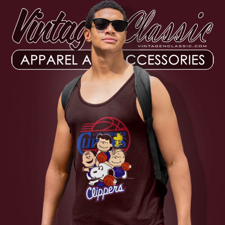The Peanut Los Angeles Clippers Tank Top Racerback The Peanut Los Angeles Clippers Tank Top Racerback