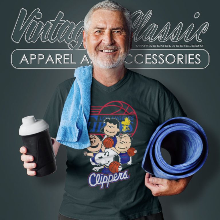The Peanut Los Angeles Clippers V Neck TShirt The Peanut Los Angeles Clippers V Neck TShirt