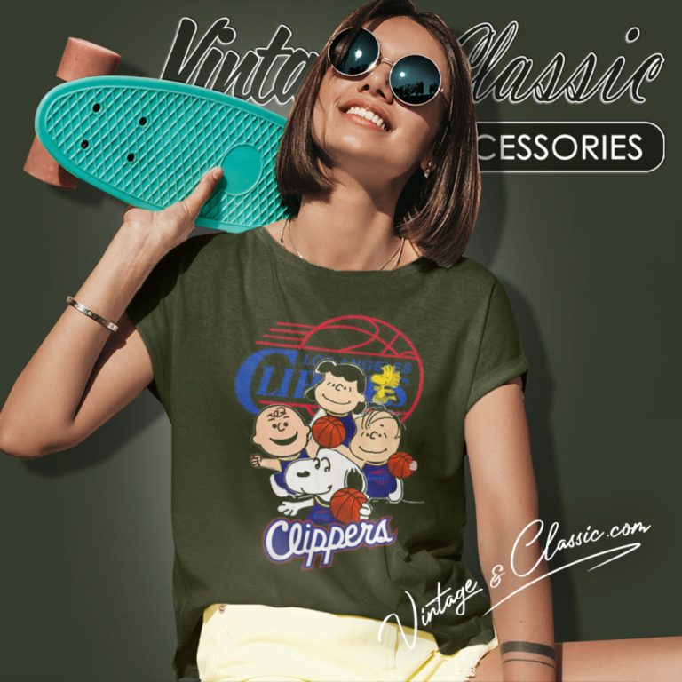 The Peanut Los Angeles Clippers Women T Shirt The Peanut Los Angeles Clippers Women T Shirt
