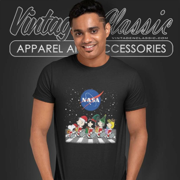 The Peanuts Abbey Road Nasa Christmas T Shirt The Peanuts Abbey Road Nasa Christmas T Shirt