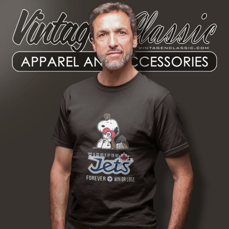 The Peanuts Movie Snoopy Forever Win Or Lose Hockey Winnipeg Jets T Shirt The Peanuts Movie Snoopy Forever Win Or Lose Hockey Winnipeg Jets T Shirt