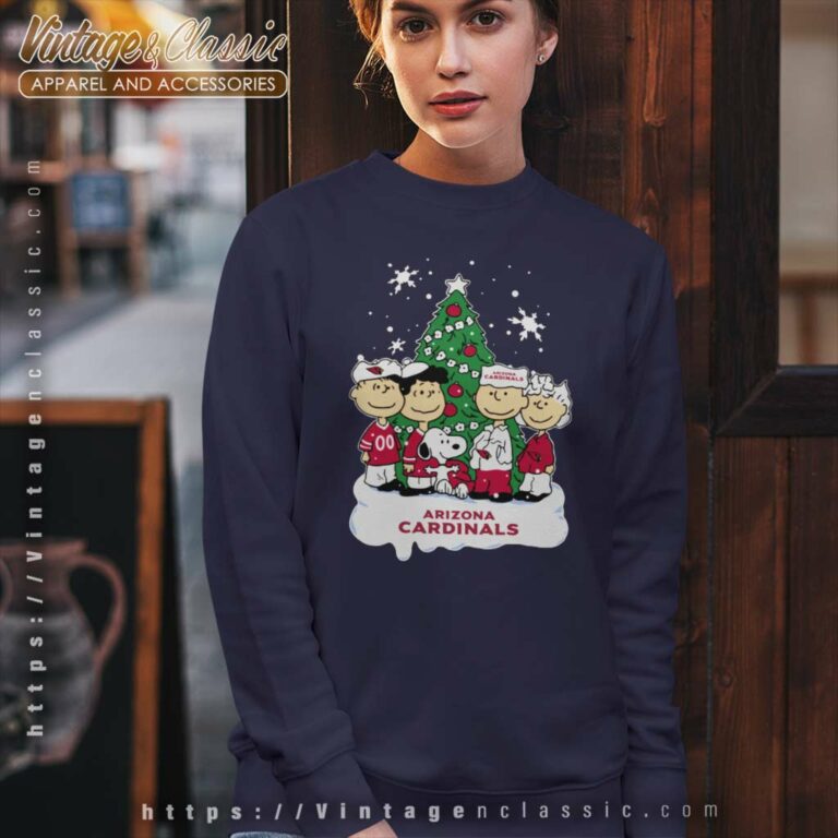 The Peanuts Movie Tree Fans Arizona Cardinals Sweatshirt The Peanuts Movie Tree Fans Arizona Cardinals Sweatshirt