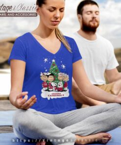 The Peanuts Movie Tree Fans Arizona Cardinals V Neck TShirt