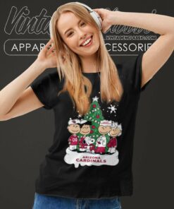 The Peanuts Movie Tree Fans Arizona Cardinals Women TShirt