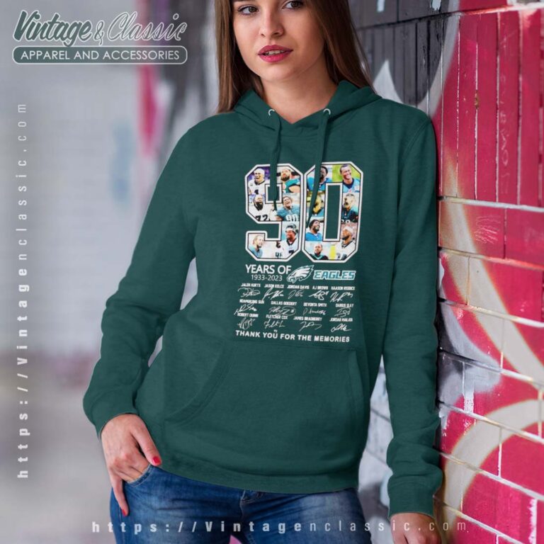 The Philadelphia Eagles 90 Years Anniversary Hoodie The Philadelphia Eagles 90 Years Anniversary Hoodie
