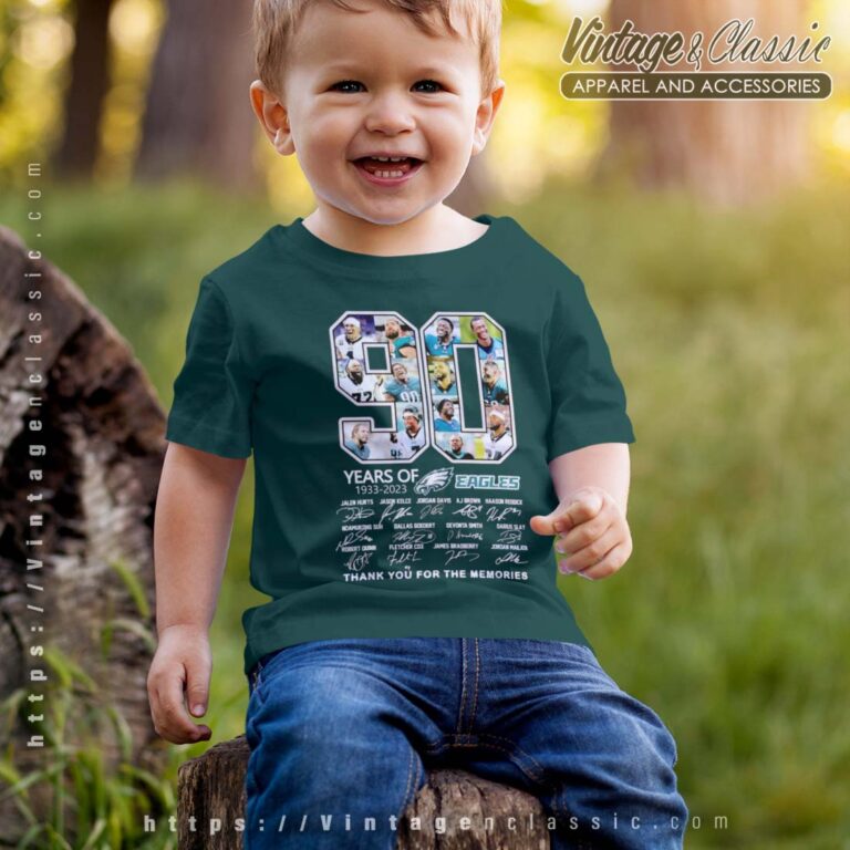 The Philadelphia Eagles 90 Years Anniversary Kids Shirt The Philadelphia Eagles 90 Years Anniversary Kids Shirt