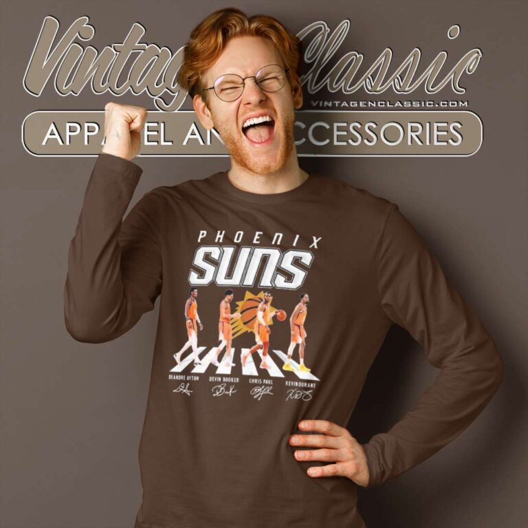 The Phoenix Suns Abbey Road Signatures 2023 Long Sleeve Tee The Phoenix Suns Abbey Road Signatures 2023 Long Sleeve Tee