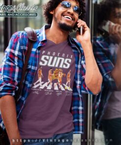 The Phoenix Suns Abbey Road Signatures 2023 V Neck TShirt