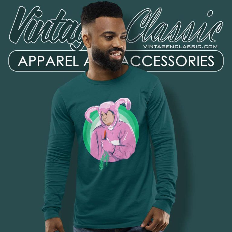 The Pink Bunny Suit Matthew Perry Long Sleeve Tee The Pink Bunny Suit Matthew Perry Long Sleeve Tee