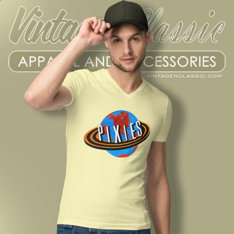 The Pixies Bossanova Promo Album V Neck TShirt The Pixies Bossanova Promo Album V Neck TShirt