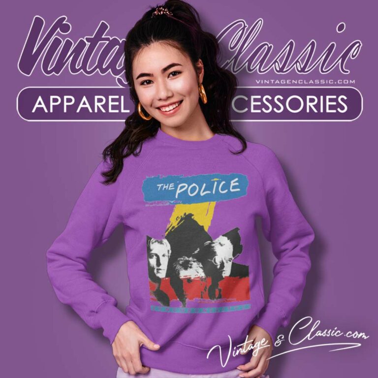 The Police 1983 Synchronicity Tour Sweatshirt The Police 1983 Synchronicity Tour Sweatshirt