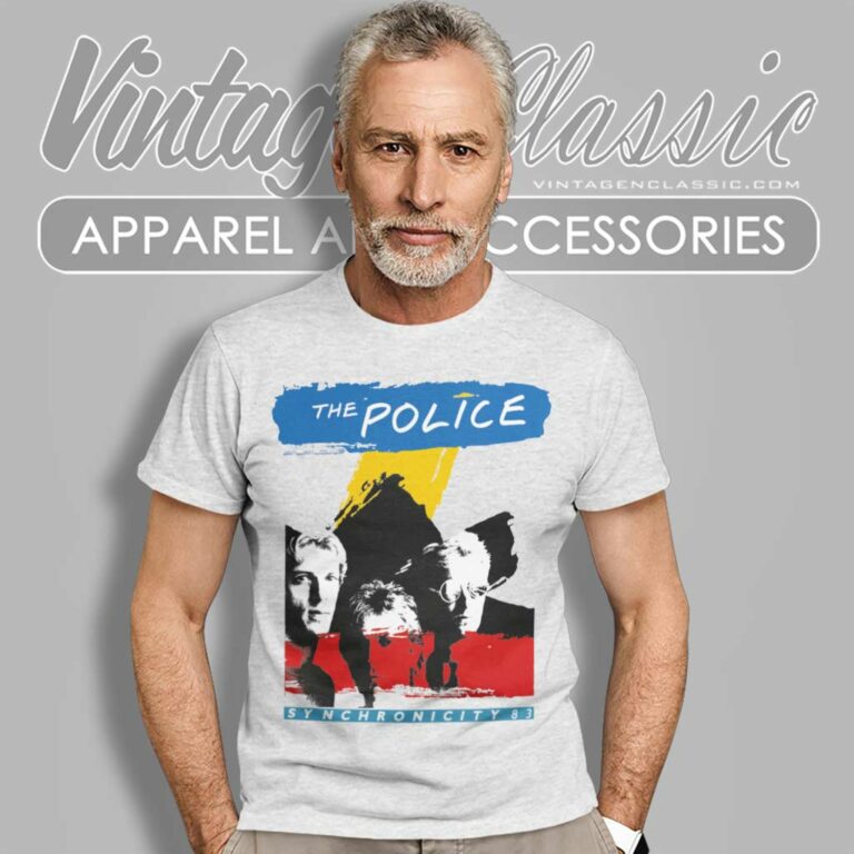 The Police 1983 Synchronicity Tour T Shirt The Police 1983 Synchronicity Tour T Shirt