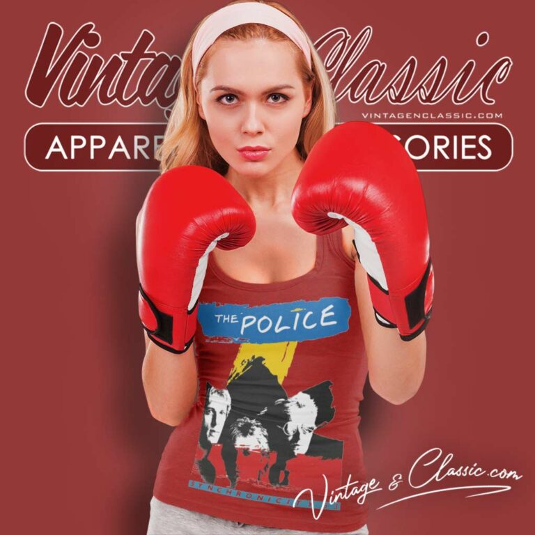 The Police 1983 Synchronicity Tour Tank Top Racerback The Police 1983 Synchronicity Tour Tank Top Racerback